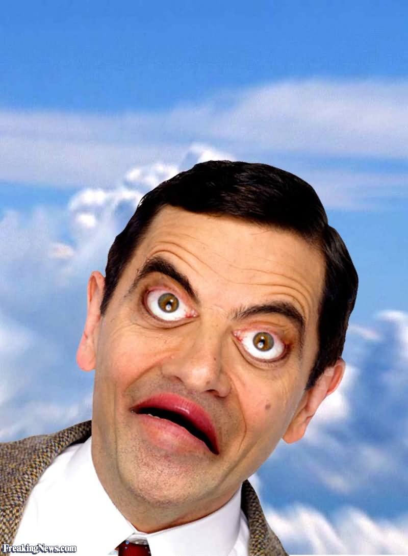 Mr-Bean-With-Inverted-Face-Very-Funny-Picture