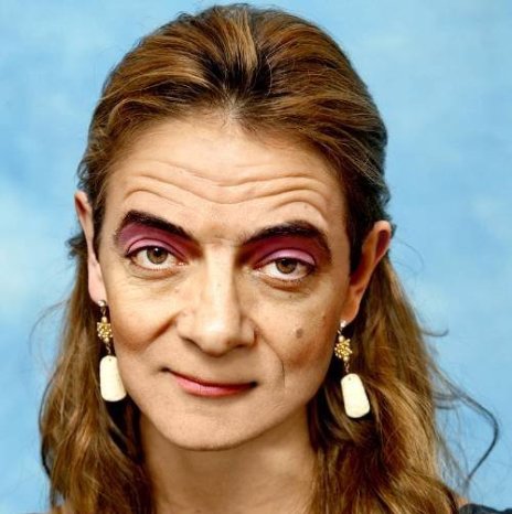Mr-Bean-With-Woman-Face-Funny-Photoshop-Picture