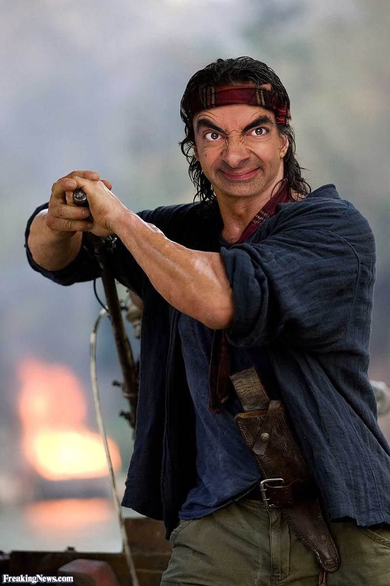 Rambo-Mr-Bean-Funny-Picture