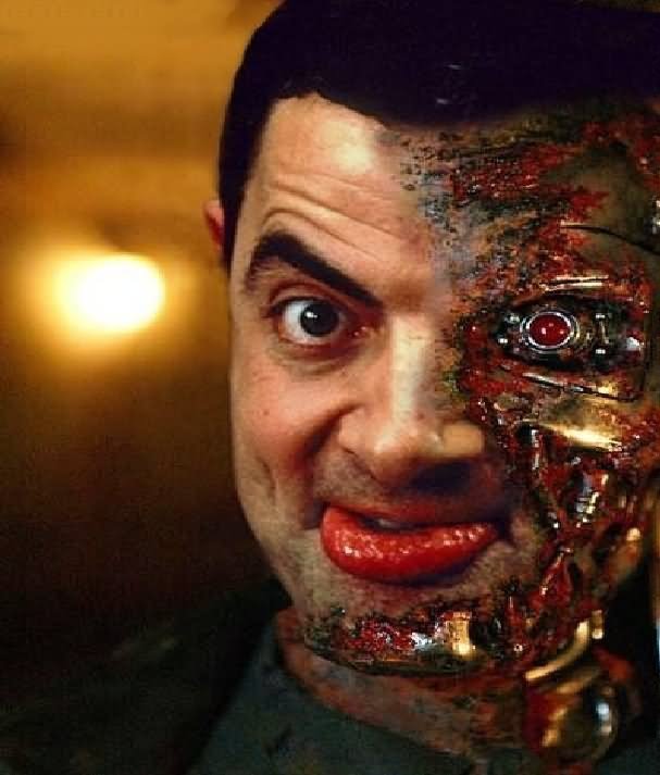 Robot-Mr-Bean-Face-Funny-Picture