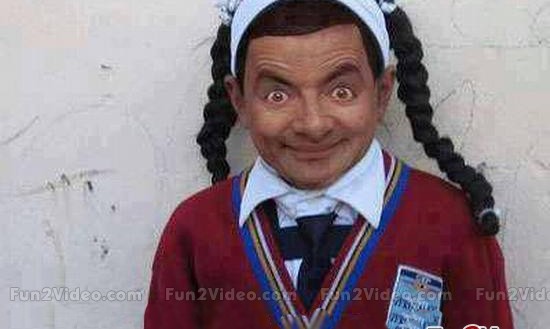 School-Girl-Funny-Mr-Bean-Picture-For-Whatsapp