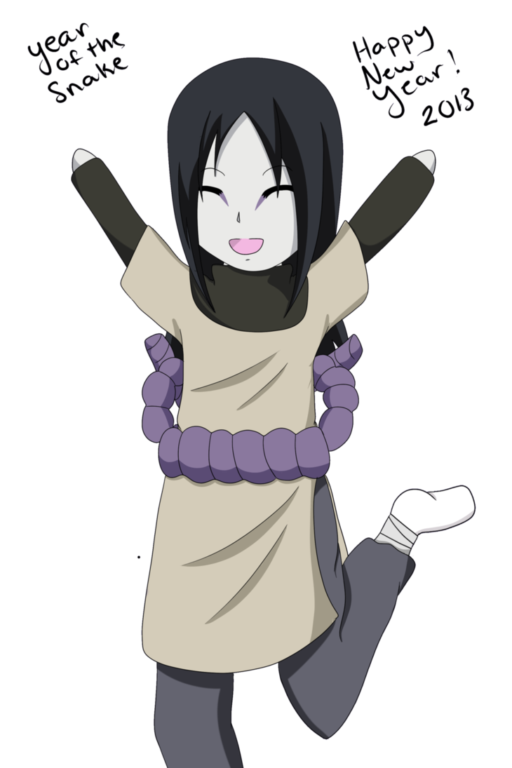 year of the snake   orochimaru 2013 by themegamew-d5q061k